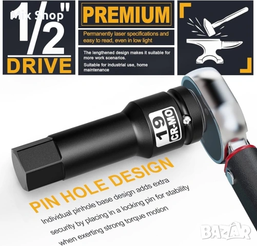 Въздушна помпа Prophete, помпа за велосипеди, помпа за под и крак за всички видове вентили, снимка 4 - Аксесоари и консумативи - 53915638