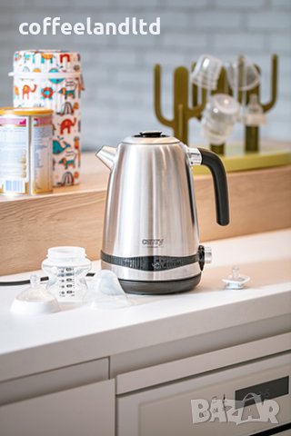 Електрическа кана с LCD дисплей и регулиране на температурата 1,7л. CR 1291, снимка 2 - Кани - 31415168