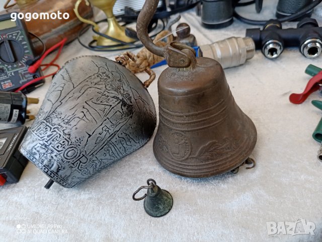 старо малко звънче, чан, хлопка за врата , снимка 5 - Други стоки за дома - 44157276