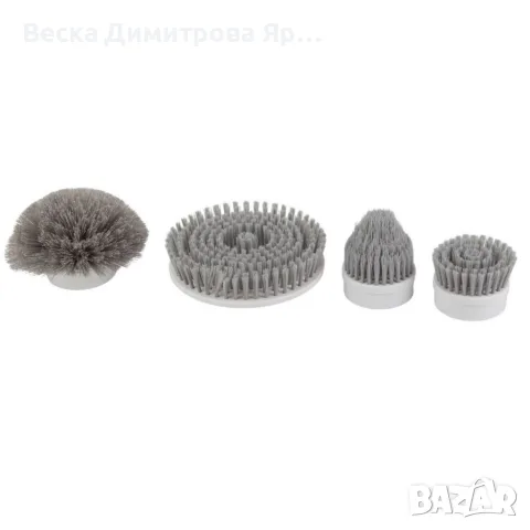 Електрическа въртяща четка за фуги и плочки с батерия и приставки, снимка 6 - Парочистачки и Водоструйки - 55796423