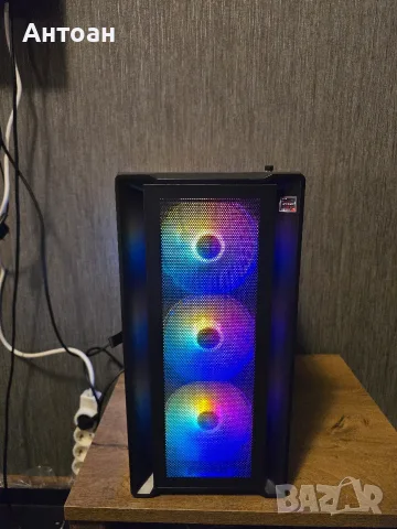 Геймърски компютър Ryzen 5 5500 / RX 6600 / 32GB RAM, снимка 2 - Геймърски - 55839042
