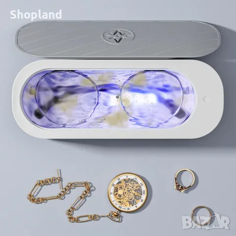 Ултразвукова кутия за почистване на очила и бижута, снимка 11 - Други стоки за дома - 48547842