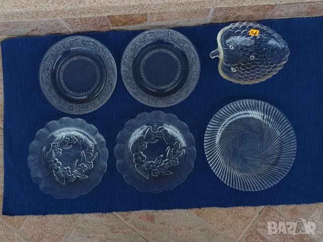 Стъклени и порцеланови чинии и стъкленици за напитки, снимка 1