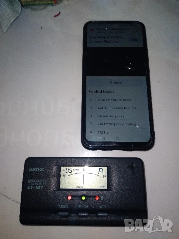 Тунер за китара SEIKO ST-747, снимка 2 - Китари - 52263237