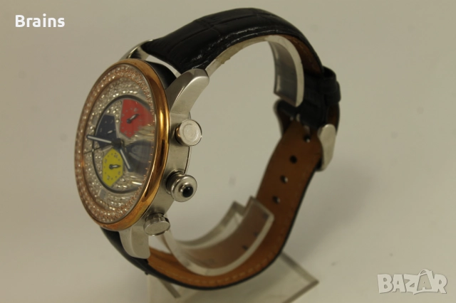 Jacob & Co Автомат Мъжки Стоманен Ръчен Часовник, снимка 5 - Мъжки - 52134284