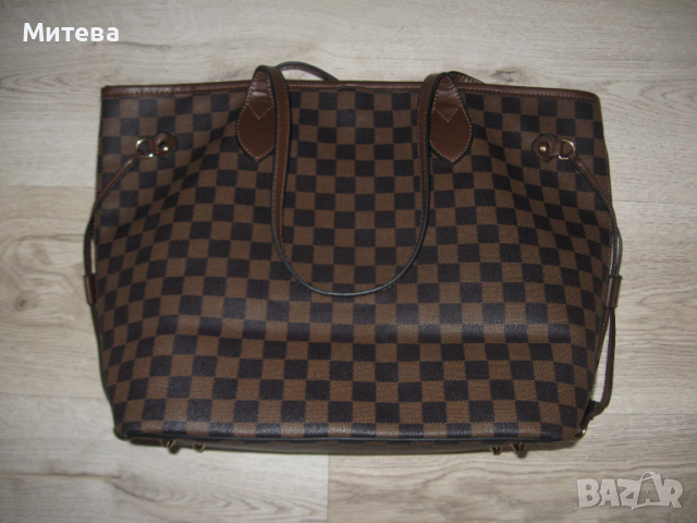 Дамска кожена голяма чанта, снимка 7 - Чанти - 52676515