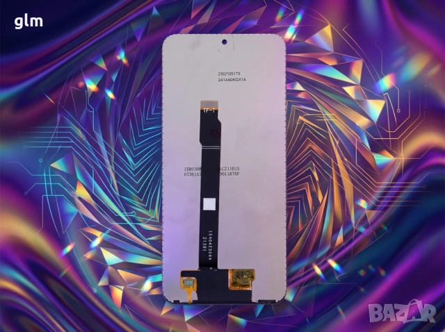 LCD Дисплей за Huawei Honor X8 4G + Тъчскрийн черен, снимка 3 - Резервни части за телефони - 54128009