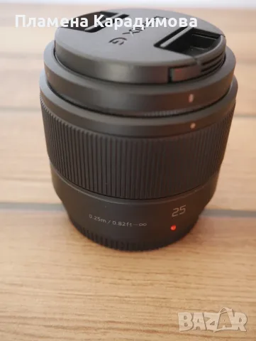 Panasonic Lumix G 25mm f/1.7 ASPH, снимка 6 - Обективи и филтри - 56009343