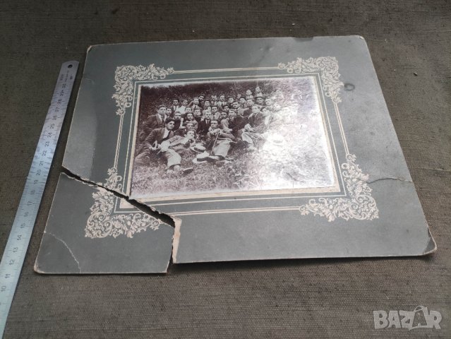 стара снимка Завършили абитуриенти 1920 Кюстендил