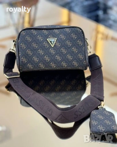 Guess Нова Дамска Кожена Чанта Гес 