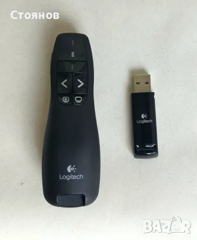 Лазерна показалка и дистанционно за презентация Logitech Wireless Presenter R400