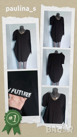 Два различни броя / Маркова мини рокля тип туника "Even & Odd" и "Future" , снимка 8 - Рокли - 44803605