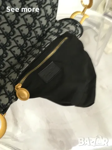 Dior Saddle Bag Oblique jacquard чанта, снимка 7 - Чанти - 55930649