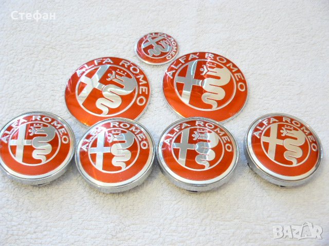 Емблема капачки джанти за Алфа Ромео Alfa Romeo 146,156,159,16, снимка 2 - Аксесоари и консумативи - 33772190