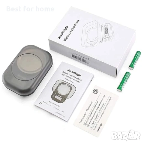 AccuWeight Високопрецизна мини везна- тара, калибриране PCS функция, подсветка, снимка 6 - Други - 53246106