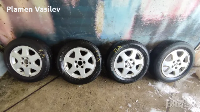 Гуми с джанти 15 5х110 opel astra zafira , снимка 11 - Гуми и джанти - 49943742