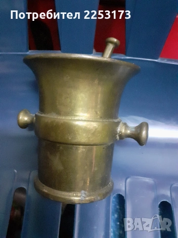 Среден аптекарски хаван с уши, снимка 3 - Декорация за дома - 41540437