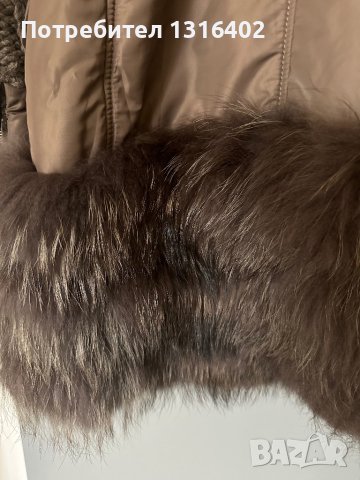 Зимно яке с естествен косъм, размер S, снимка 3 - Якета - 42161040