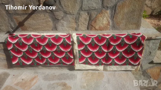 Бродирана възглавница -2 броя., снимка 13 - Антикварни и старинни предмети - 50302846