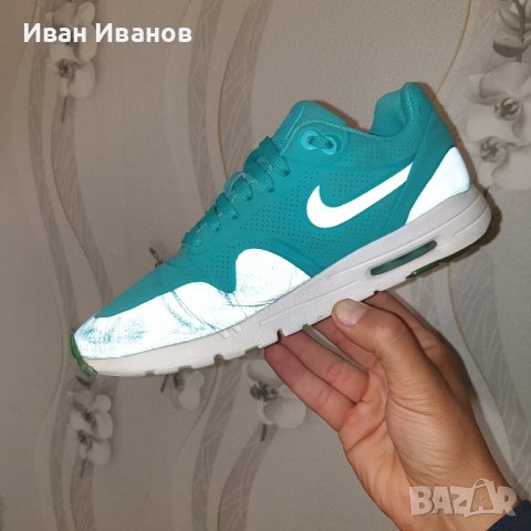 маратонки Nike Air Max 1 ULTRA MOIRE LIGHT номер 38,5, снимка 5 - Маратонки - 36470112