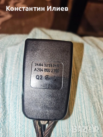 Закопчалка за колан Мерцедес w204, снимка 3 - Части - 53265890