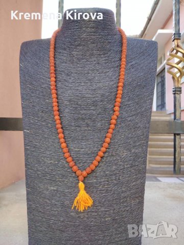 Будистка мала от полускъпоценни камъни и минерали. Бижута Луди гъби., снимка 2 - Колиета, медальони, синджири - 31029934