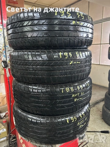 Гуми 195/55/16 2 бр Goodyear  и 2 бр Vredestein , снимка 2 - Гуми и джанти - 54091344