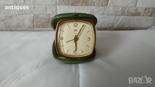 Стар туристически часовник / будилник - UMF Ruhla - Made in Germany - 1970г.