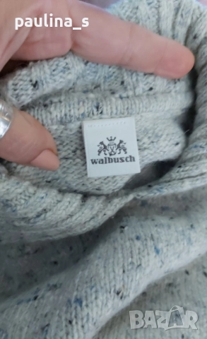 Три различни броя / Вълнен пуловер "Bon'a parte", "Walbusch" и "Biaggini" , снимка 12 - Блузи с дълъг ръкав и пуловери - 39796935