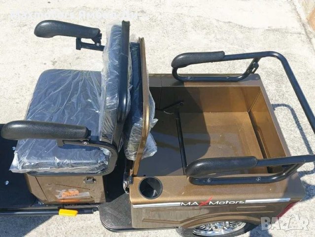 Триколка 1500W двуместна Cargo Blue eлектричека тип Скутер MaXmotors2499лв., снимка 5 - Мотоциклети и мототехника - 30148507