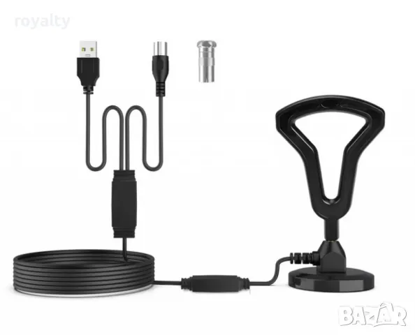 Цифрова антена HDTV с усилвател и магнитна основа, 36 DBI, снимка 4 - Друга електроника - 49173556