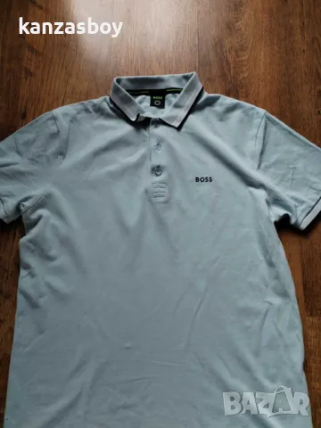 hugo boss green Paddy- страхотна мъжка тениска L, снимка 6 - Тениски - 49907650