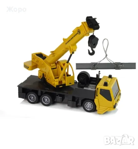 Камион с кран с звук и светлина с дистанционно управление КН2415, снимка 6 - Коли, камиони, мотори, писти - 48008347