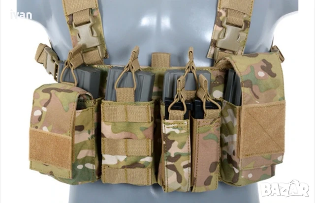 Намаление Тактическа жилетка + подарък чанта добавка , снимка 4 - Екипировка - 50725241