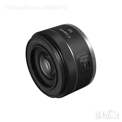 Обектив Canon RF 50mm f/1.8 STM, с 2 години БГ гаранция, снимка 2 - Обективи и филтри - 56210517