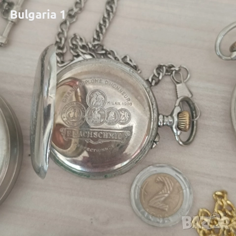 Швейцарски механични джобни часовници/Швейцарски механичен джобен часовник , снимка 4 - Стенни часовници - 51731497