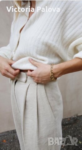 Красива нежна жилетка памук, снимка 14 - Жилетки - 40503976