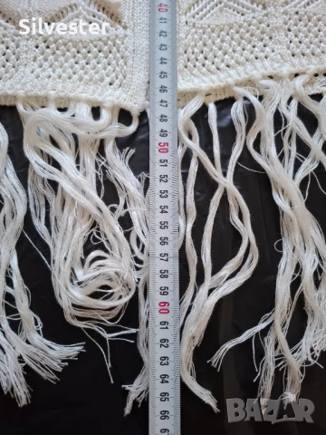 Дамско плетено елече на ресни, Чисто ново, размер XL , снимка 13 - Елеци - 50861857