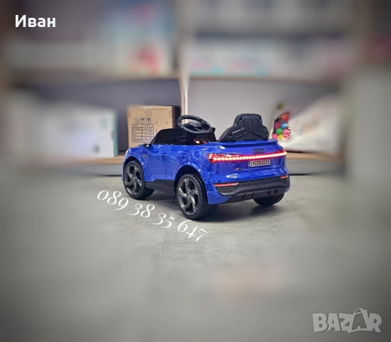 ПРОМОЦИЯ ДО 31.01!НОВО!Акумулаторен джип Audi SQ8 BLUE с 12V батерия,EVA гуми, снимка 8 - Електрически играчки - 51361757
