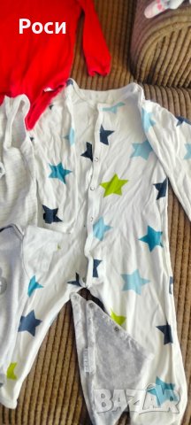 Лот бодита и пижама ромпър за момче 80-86 размер, снимка 4 - Бодита за бебе - 42591422