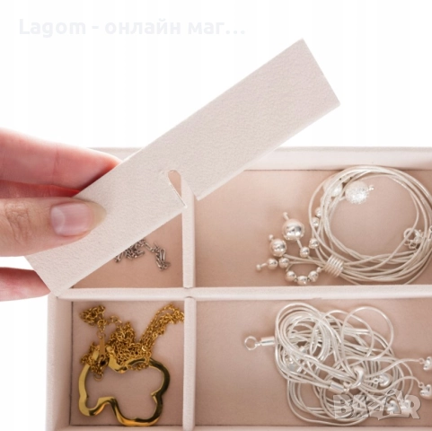 Кутия за бижута, органайзер с огледало и чекмеджета, снимка 7 - Органайзери - 52549986