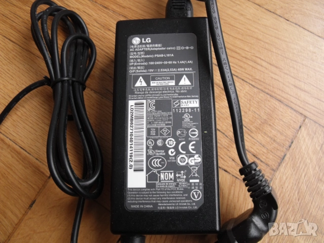 Адаптер LG 19v, 2.53A buksa 4.5 x 6.4 с централен пин