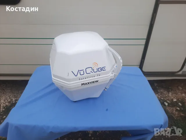 Сателитна система автоматична двойна LNB  Maxview MXL005 VuQube. За къмпинг. За каравани,кемпери 