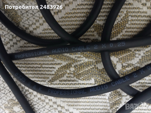 Професионален аудио кабел моно 6,3 мм., снимка 6 - Други - 52172271
