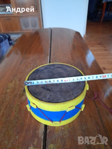 Стар детски тъпан,барабан,барабанче #3 , снимка 5 - Други ценни предмети - 53901132