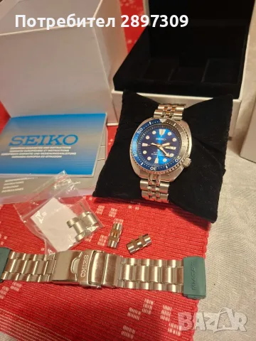 Продавам Seiko Prospex SaveThe Ocean Turtle Shark, снимка 3 - Мъжки - 56452642