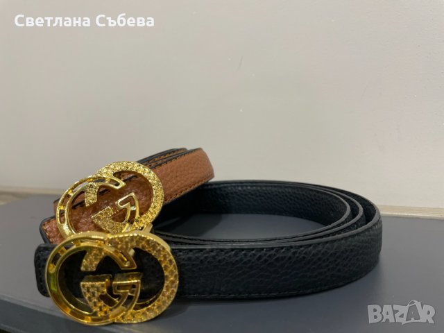 Колан Gucci , снимка 5 - Колани - 34434335