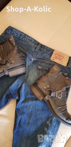 Original Vintage LEVI STRAUSS Denim Printed Jeans, снимка 2 - Дънки - 35043914