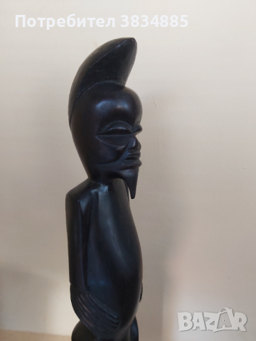 Фигура на монах от абаносово дърво , снимка 6 - Колекции - 44552909