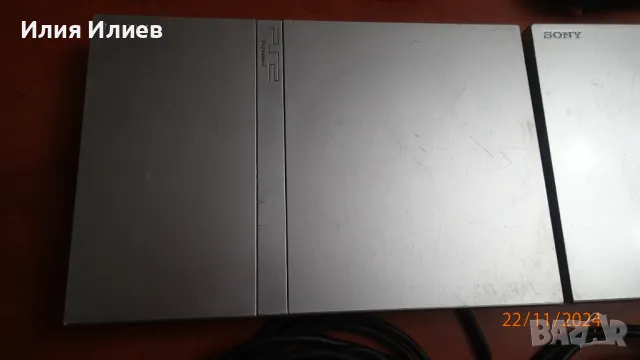 Sony PlayStation 2 Slim Silver Edition - 2 броя + 3 игри подарък, снимка 3 - PlayStation конзоли - 48070503